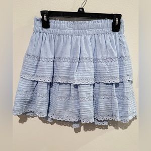 Blue day+moon skirt. Stretchy waste band.